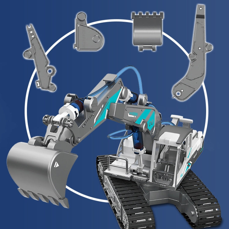 Children DIY Assembly Engineering Fleet Hydraulic Power Crawler Toy(Bulldozer) - DIY Developmental Toys by buy2fix | Online Shopping UK | buy2fix
