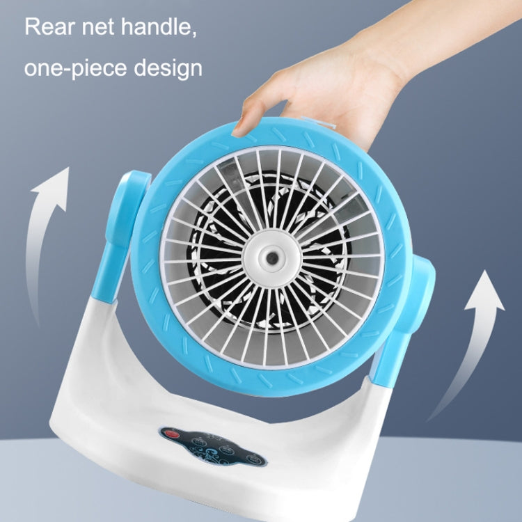 DFS003 Home USB Desktop Mini Air Conditioning Fan Dormitory Humidification Spray Cooler(Blue) - Consumer Electronics by buy2fix | Online Shopping UK | buy2fix