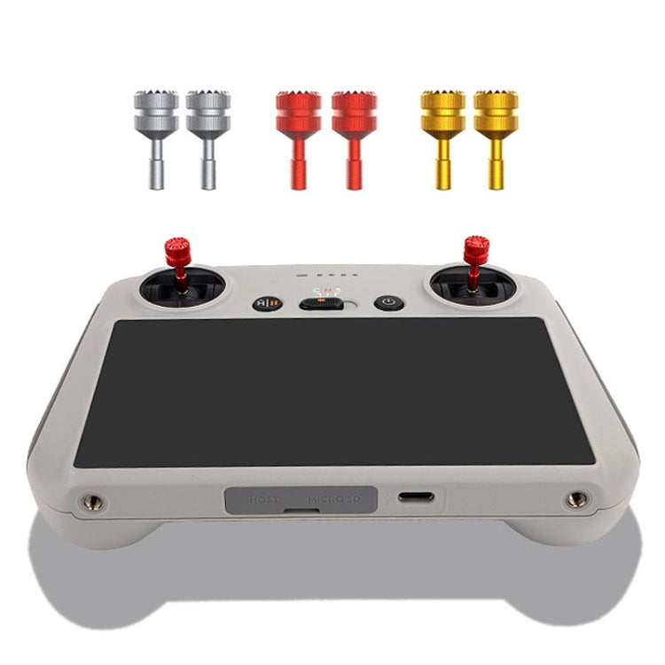 1 Pair Sunnylife MM3-YG393 For DJI Mini3 Pro DJI RC With Screen Remote Control Thumb Rocker(Red) - Other by Sunnylife | Online Shopping UK | buy2fix