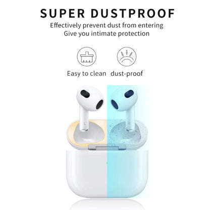 2 PCS Headphone Inner Cover Sticker Dustproof Protective Film For Airpods 3(Black) - Protective Sticker by buy2fix | Online Shopping UK | buy2fix