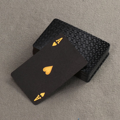 2sets Card Game Bronzing Waterproof Playing Cards - Gambling by buy2fix | Online Shopping UK | buy2fix