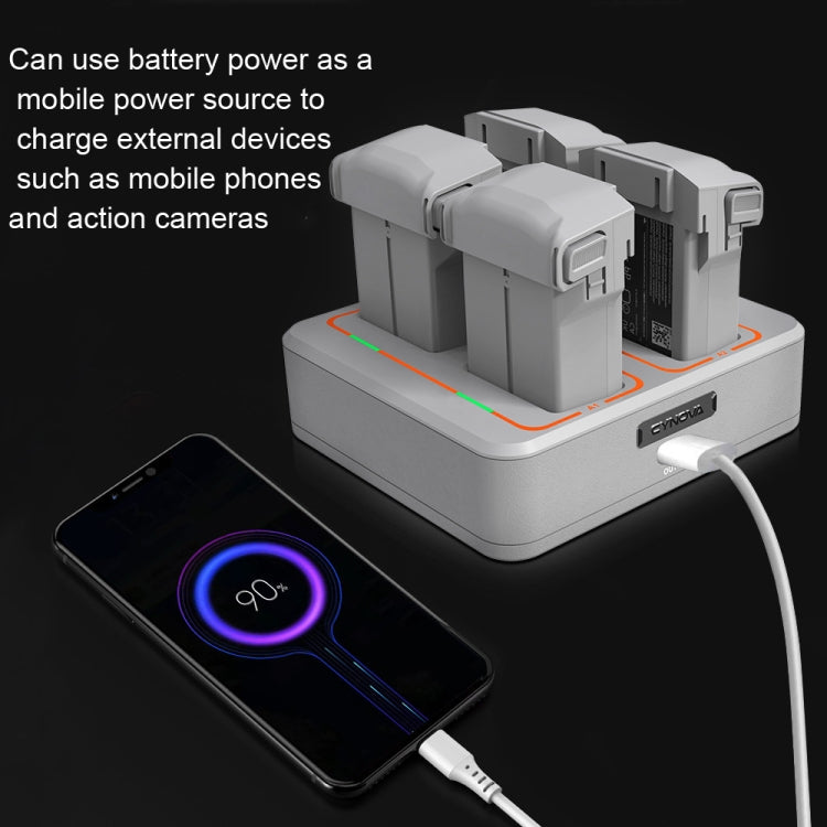 CYNOVA  Two-Way Charging Butler Can Charge 4 Batteries For DJI Mini 3 Pro - DJI & GoPro Accessories by CYNOVA | Online Shopping UK | buy2fix