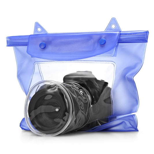 SLR Digital Camera Waterproof Bag Swimming Pool Drifting Camera Waterproof Case(Blue) - Camera Accessories by buy2fix | Online Shopping UK | buy2fix