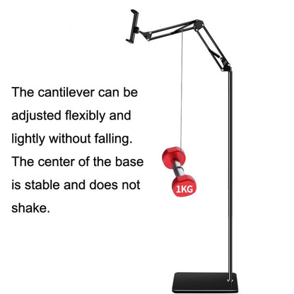 155cm Cantilever Floor Model Mobile Phone Live Broadcast Bedside Lifting Bracket - Lazy Bracket by buy2fix | Online Shopping UK | buy2fix