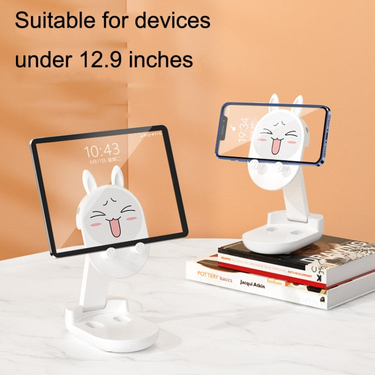 2PCS Mobile Phone Bracket Desktop Cute Cartoon Tablet Live Broadcast Bracket, Style: Cat Ear (Black) - Desktop Holder by buy2fix | Online Shopping UK | buy2fix