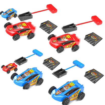 Pedal Catapult Launch Aerodynamic Car Parent-child Outdoor Competitive Racing, Color: Red + Blue Car - Toy Sports by buy2fix | Online Shopping UK | buy2fix