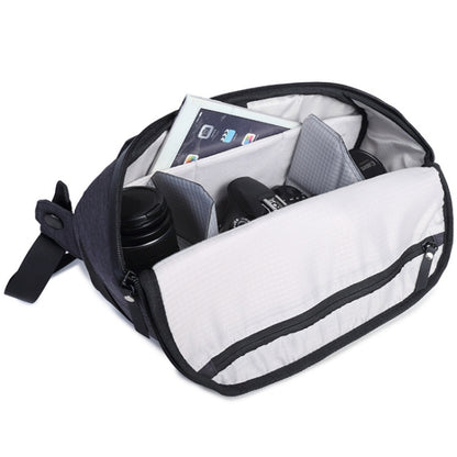 XIUJIAN Crossbody Waterproof Lightweight SLR Camera Bag, Color: 10L Dark Gray - Camera Accessories by XIUJIAN | Online Shopping UK | buy2fix