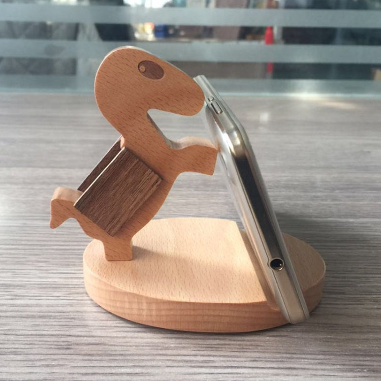 Wooden Mobile Phone Bracket Beech Lazy Mobile Phone Holder,Style: Pony - Desktop Holder by buy2fix | Online Shopping UK | buy2fix