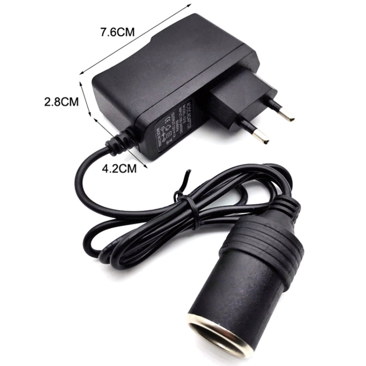 2PCS 220V To 12V Power Converter Car Power Adapter EU Plug - In Car by buy2fix | Online Shopping UK | buy2fix