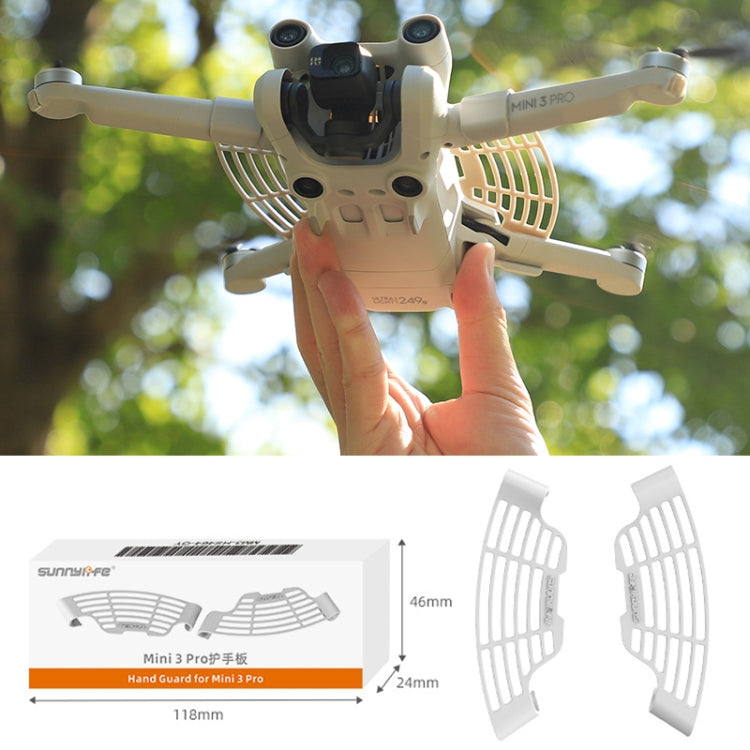 1 Pair Sunnylife MM3-HS464 For DJI Mini 3 Pro Hand Guard Hand-held Take-off And Landing Safety Guard(Light Grey) - DJI & GoPro Accessories by Sunnylife | Online Shopping UK | buy2fix