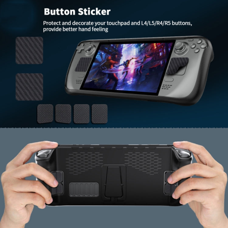 JYS For Steam Deck Handheld TPU Case + Touchpad Button Sticker - Accessories by buy2fix | Online Shopping UK | buy2fix