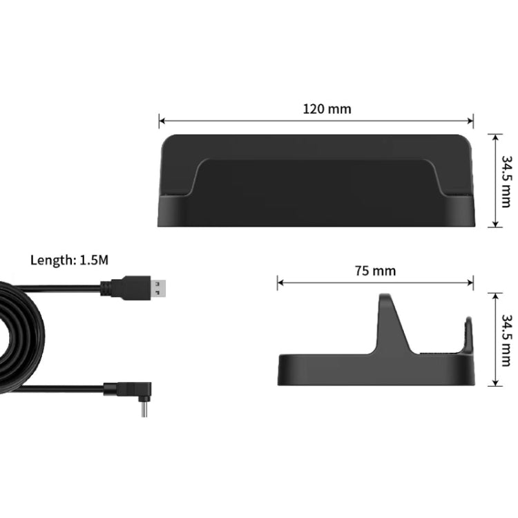 PGTECH For Steam Deck Console Holder With Charging Cable(2 PCS/Set) - Accessories by buy2fix | Online Shopping UK | buy2fix