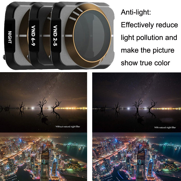 JSR For DJI Mavic Air 2 Motion Camera Filter, Style: ND2-5+ND6-9+Anti-light - DJI & GoPro Accessories by JSR | Online Shopping UK | buy2fix