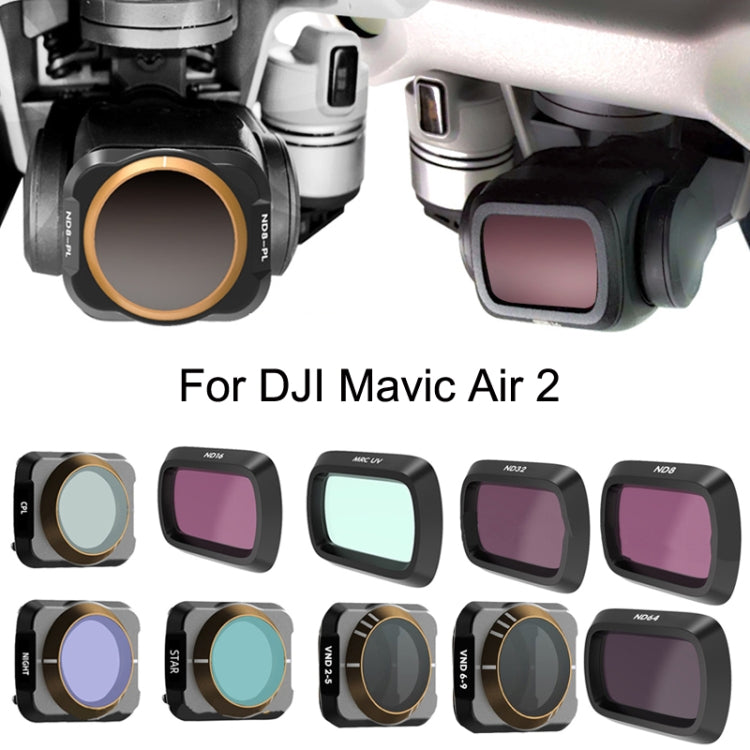 JSR For DJI Mavic Air 2 Motion Camera Filter, Style: UV+CPL+ND8+ND16+ND32+ND64 - Lens Filter by JSR | Online Shopping UK | buy2fix