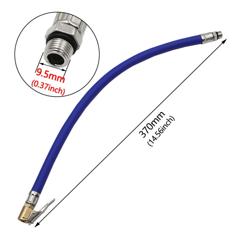 2 PCS Bicycle Car Tire Rubber Tube Pump Nozzle, Specification: 9.5mm Blue - Bicycle Locks & Bicycle Pumps by buy2fix | Online Shopping UK | buy2fix