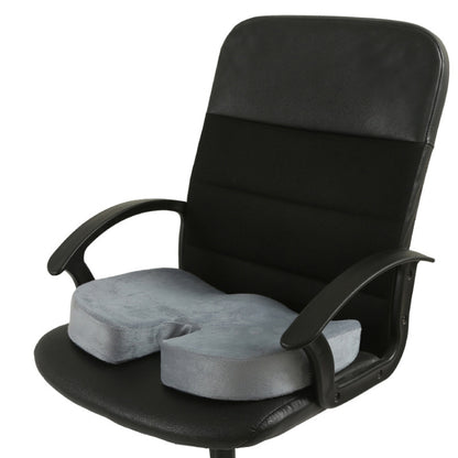 Office Gel Cushion Beauty Buttocks Anti-hemorrhoid Cushion(Super Soft Cloth Gray) - Home & Garden by buy2fix | Online Shopping UK | buy2fix
