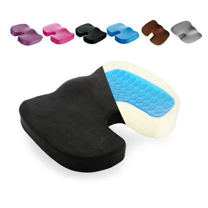 Office Gel Cushion Beauty Buttocks Anti-hemorrhoid Cushion(Mesh Fabric Gray) - Home & Garden by buy2fix | Online Shopping UK | buy2fix