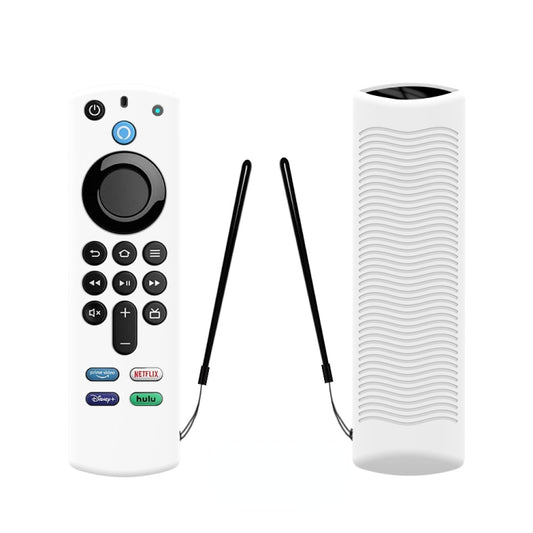 2 PCS Y27 For Alexa Voice Remote 3rd Gen Silicone Non-slip Protective Cover(Luminous White) - Consumer Electronics by buy2fix | Online Shopping UK | buy2fix