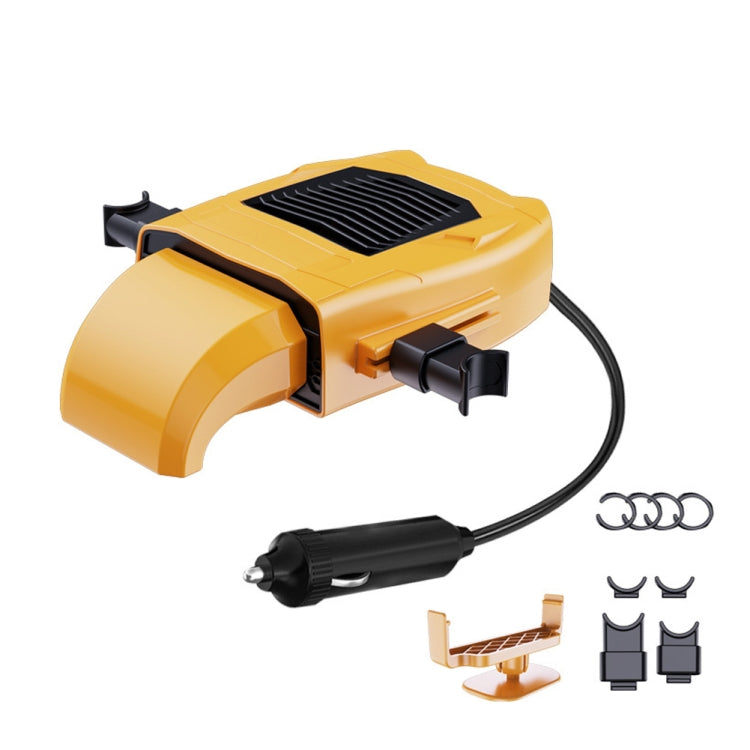 Car 12V Heater Defrost Snow Defogger, Color: Yellow Dual Use - In Car by buy2fix | Online Shopping UK | buy2fix