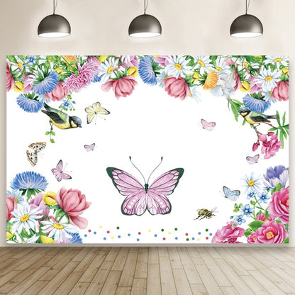 1.5m x 1m Butterfly Pattern Photography Backdrop Birthday Party Decoration Background Cloth(MDZ00509) - Camera Accessories by buy2fix | Online Shopping UK | buy2fix