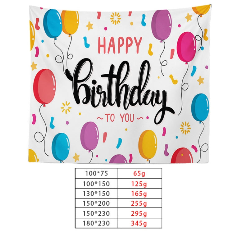 Happy Birthday Photo Backdrop Party Decoration Tapestry, Size: 100x75cm(GT56-8) - Camera Accessories by buy2fix | Online Shopping UK | buy2fix