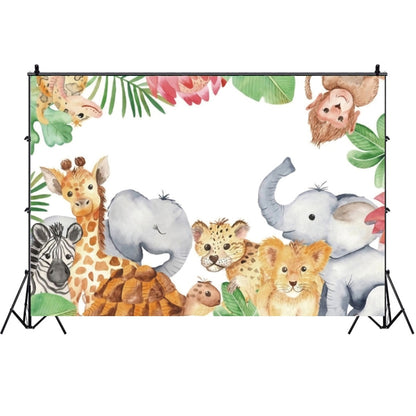 MDT09565 1.5m x 1m Animal Forest Cartoon Birthday Party Banquet Decoration Photo Background Cloth - Camera Accessories by buy2fix | Online Shopping UK | buy2fix