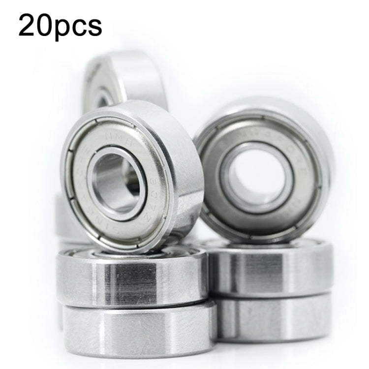 607zz 20pcs Miniature Bearings Silent Deep Groove Ball Bearings - Bearing by buy2fix | Online Shopping UK | buy2fix