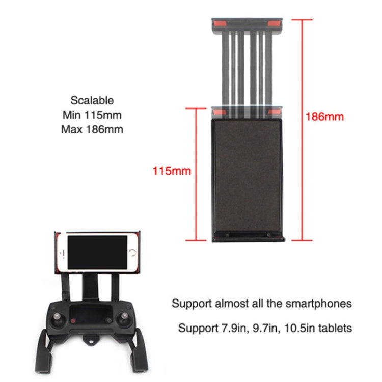 For DJI Spark Mavic Air Remote Controller Phone Tablet Holder Mount - DJI & GoPro Accessories by buy2fix | Online Shopping UK | buy2fix