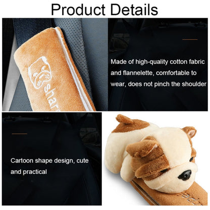 002 Cute Cartoon Thicked Seat Belt Anti-Strangled Protective Cushion, Length: 23cm (Bear) - In Car by buy2fix | Online Shopping UK | buy2fix