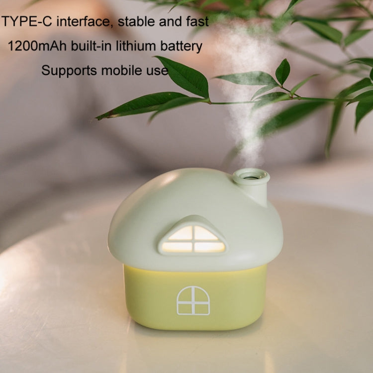 USB Rechargeable Desktop Small Night Light Humidifier(Yellow) - Air Purifiers & Parts by buy2fix | Online Shopping UK | buy2fix
