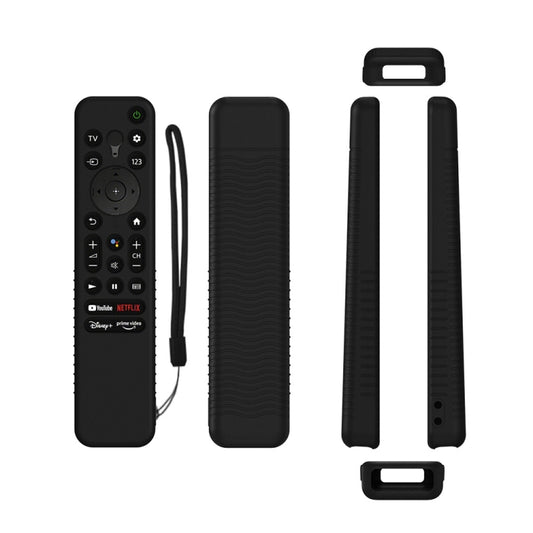 Y56 Voice Remote Silicone Anti-Fall Protective Case For Sony RMF-TX800U/C/P/T/900U(Black) - Consumer Electronics by buy2fix | Online Shopping UK | buy2fix