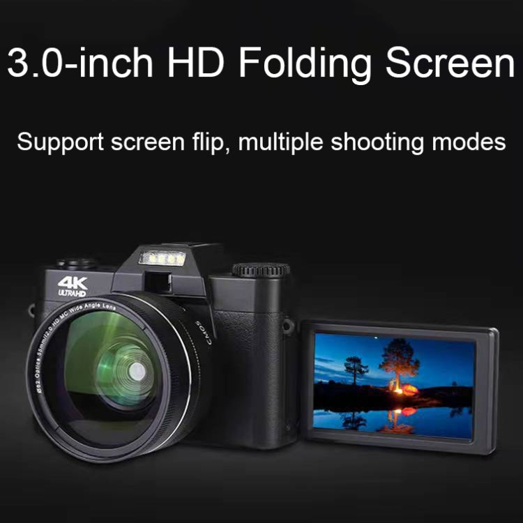 R10 4K HD 48MP Retro Foldable Screen Digital Camera(Simple Version) - Consumer Electronics by buy2fix | Online Shopping UK | buy2fix