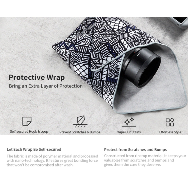 PGYTECH Folding Photography Camera Protective Wrap Cloth Cover(Art Geometry) - Soft Bag by PGYTECH | Online Shopping UK | buy2fix