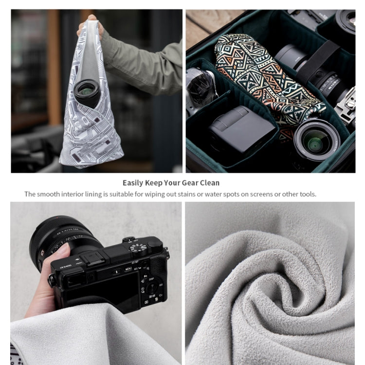 PGYTECH Folding Photography Camera Protective Wrap Cloth Cover(Art Geometry) - Soft Bag by PGYTECH | Online Shopping UK | buy2fix