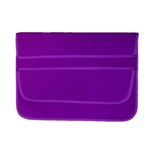 10 Inch Neoprene Laptop Lining Bag Horizontal Section Flap Clutch Bag(Purple) -  by buy2fix | Online Shopping UK | buy2fix