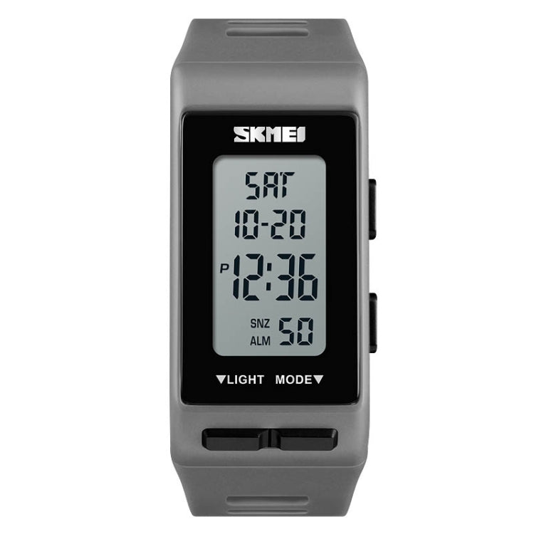 SKMEI 1362 Sports Electronic Watch Fashion Waterproof Countdown Children LED Watch(Grey) - LED Digital Watches by SKMEI | Online Shopping UK | buy2fix