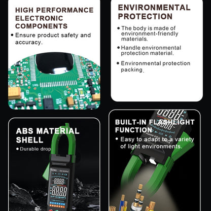 BAKU BA-8330 Pro Digital Mulitmeter Electric Maintenance Resistor Current Pliers Shaped Instrument(Green) - Digital Multimeter by BAKU | Online Shopping UK | buy2fix