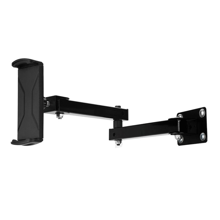 Wall Mount Tablet Cell Phone Stand Long Arm Stretchable Holder for 4-13 inch Devices(Two Sections) - Lazy Bracket by buy2fix | Online Shopping UK | buy2fix