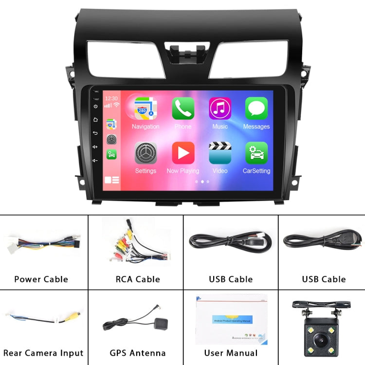 For Nissan Teana 13-16 10.1-inch Reversing Video Large Screen Car MP5 Player, Style: WiFi Edition 2+32G(Standard+4 Lights Camera) - In Car by buy2fix | Online Shopping UK | buy2fix
