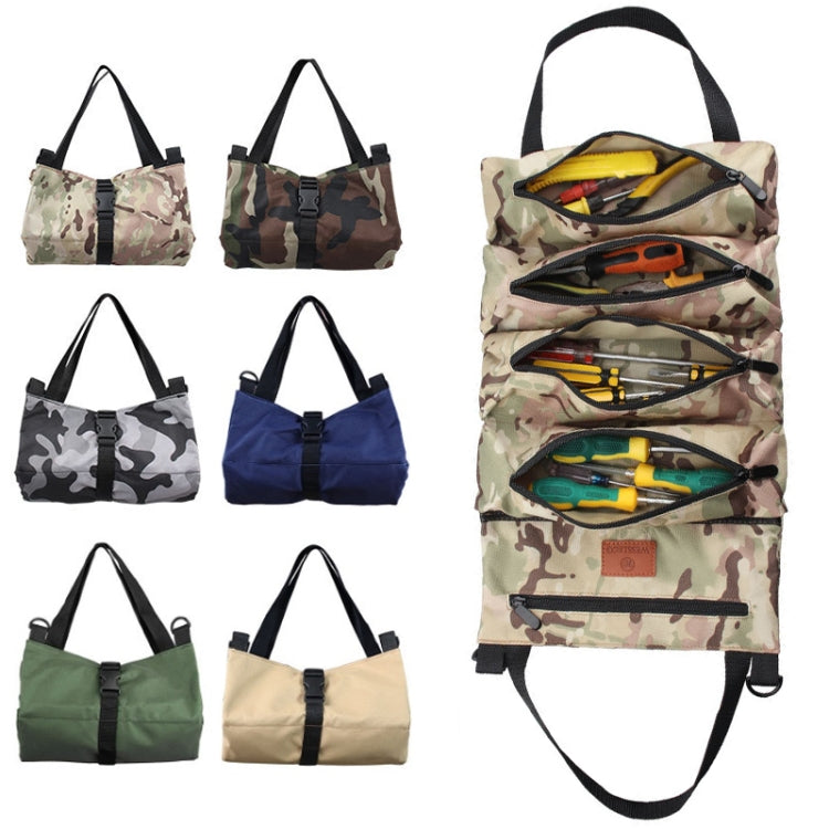WESSLECO Oxford Cloth Electrical Hardware Hanging Tool Storage Bag(Jungle Camouflage) - Storage Bags & Boxes by WESSLECO | Online Shopping UK | buy2fix