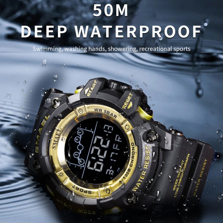 SMAEL 8082 Outdoor Waterproof Sports Multifunctional Luminous Timing Electronic Watch(Black) - Sport Watches by SMAEL | Online Shopping UK | buy2fix