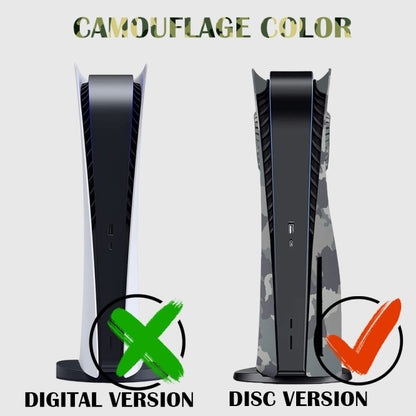 For PS5 CD-ROM Version Game Console Camouflage Shell Protective Cover - Cases by buy2fix | Online Shopping UK | buy2fix