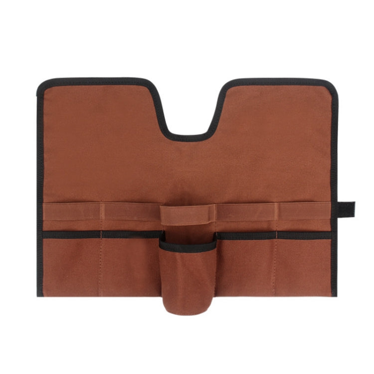 WESSLECO Bar Bartending Tools Folding Storage Canvas Bag(Brown) - Storage Bags & Boxes by WESSLECO | Online Shopping UK | buy2fix