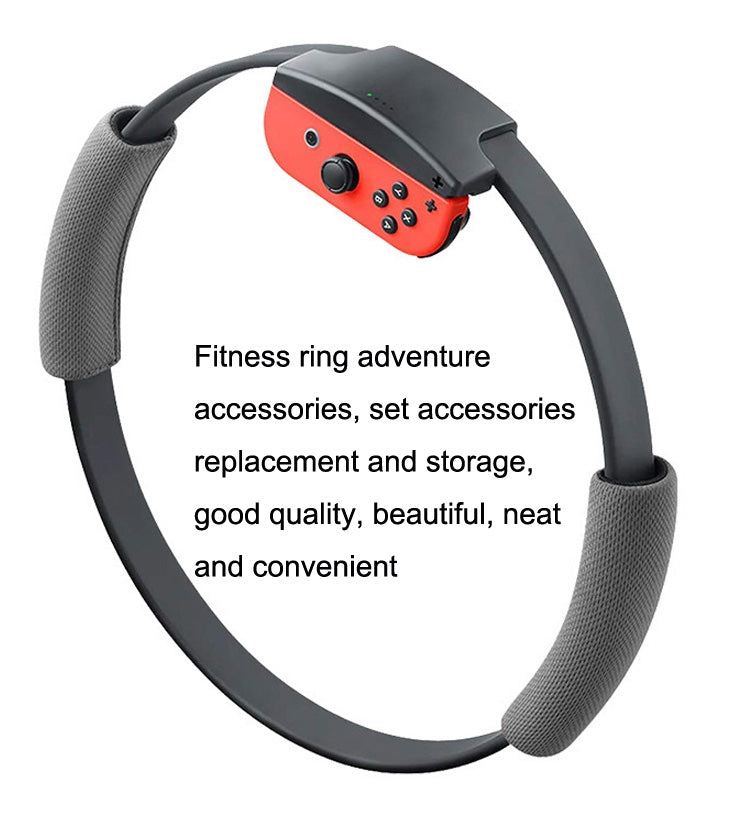 For Switch HS-SW342 Fitness Ring Leg Strap + Armrest Gray Big Adventure Game Storage Set Somatosensory Sports Accessories - Bags by buy2fix | Online Shopping UK | buy2fix