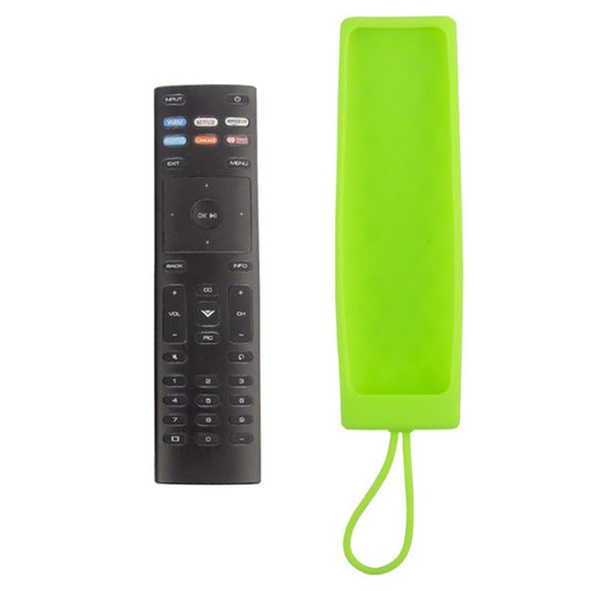 For Vizio XRT136/XRT140 2pcs Remote Control Silicone Case(Fluorescent Green) - Consumer Electronics by buy2fix | Online Shopping UK | buy2fix