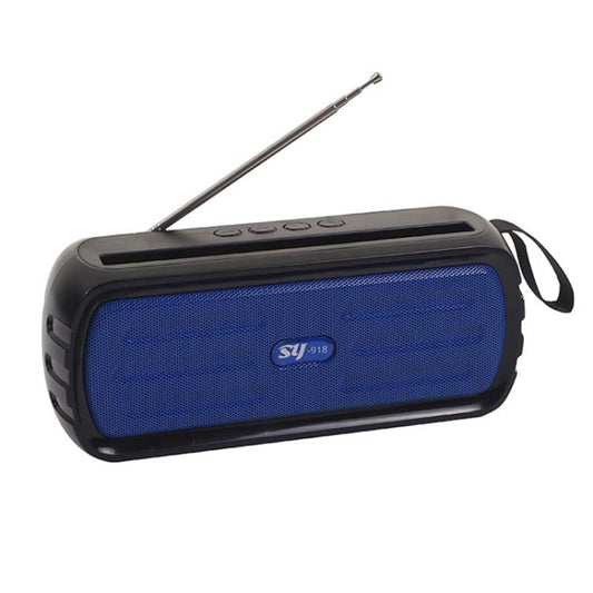 BAIJIALI SY-918 Solar Emergency Radio Read U Disk Large Volume Speaker LED Light Portable Player(Blue) - Consumer Electronics by BAIJIALI | Online Shopping UK | buy2fix
