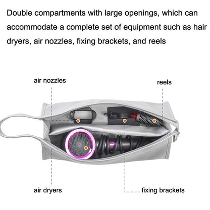 For Dyson Hair Dryer Storage Package Hair Roll Protective Cover, Color: Gray - Consumer Electronics by buy2fix | Online Shopping UK | buy2fix