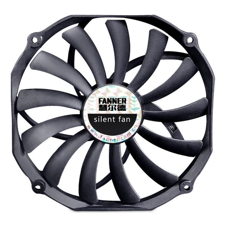 FANNER Ice Soul F14015 4PIN PWM Ultra-thin Chassis Fan Desktop Computer Radiator(Black) -  by FANNER | Online Shopping UK | buy2fix