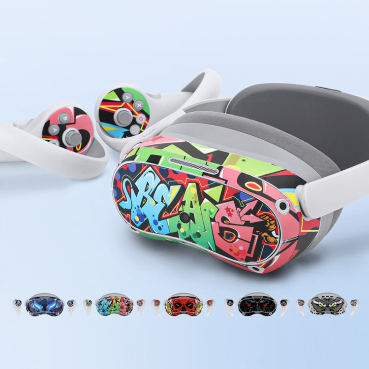 For PICO 4 Hifylux PC-SF19 VR Glasses Handle Head Wearing 3D Body Sensing Game Protection Film Stickers(Mecha Warrior) - Consumer Electronics by Hifylux | Online Shopping UK | buy2fix