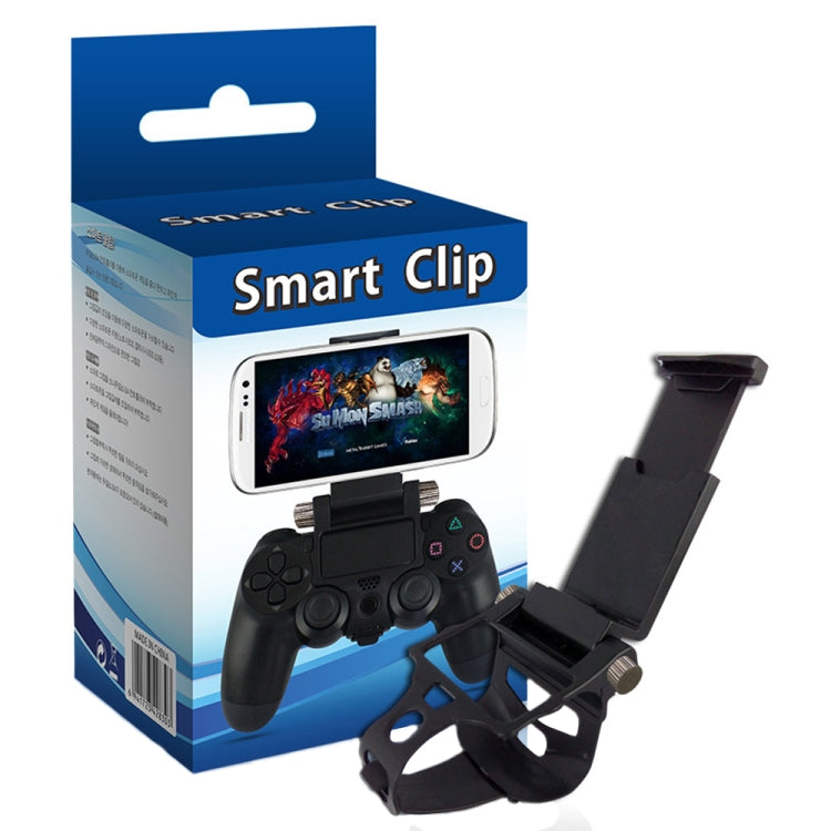 For Sony PS4 Stretchable Gamepad Folding Stand Gamepad Clip(Black) - Holder by buy2fix | Online Shopping UK | buy2fix